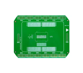 14 layer high aspect ratio semiconductor test thick gold plate