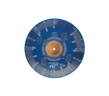 High aspect ratio semiconductor thick gold PCB